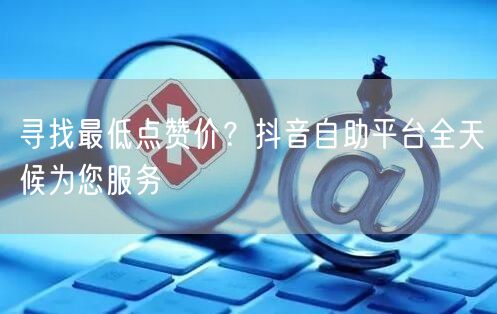 寻找最低点赞价？抖音自助平台全天候为您服务