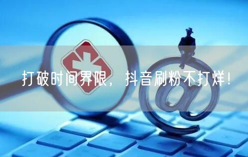 打破时间界限，抖音刷粉不打烊！