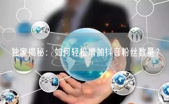 独家揭秘：如何轻松增加抖音粉丝数量？