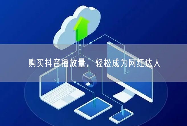 购买抖音播放量，轻松成为网红达人