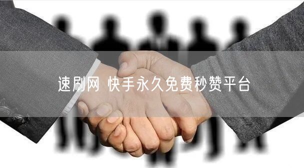 速刷网 快手永久免费秒赞平台